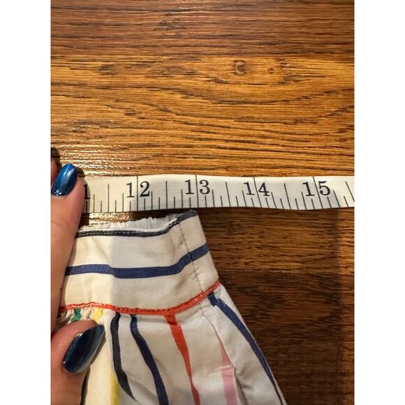 J.Crew Women’s Rainbow Button Front Cotton Midi Skirt Size Small Retro Style - Picture 8 of 9